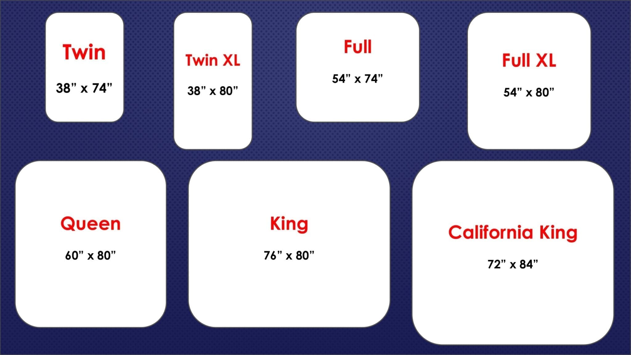 Truck Mattress Size Chart